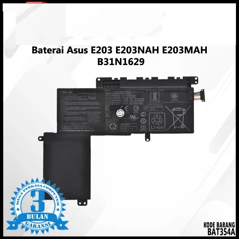 Baterai Laptop ASUS E203 E203NAH E203MAH B31N1629
