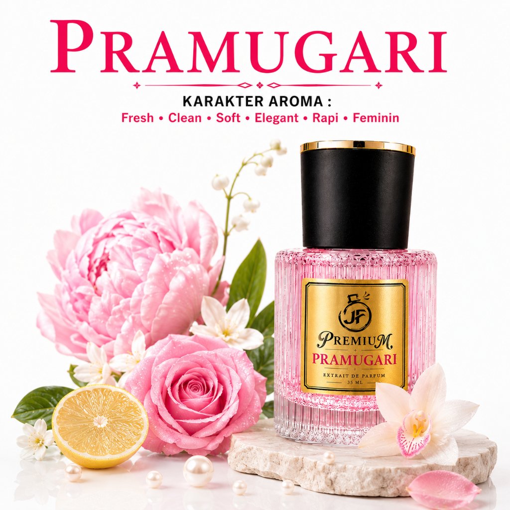 PRAMUGARI Parfum Wanita Tahan 12-24 Jam | Extrait de Parfum - JF Parfum