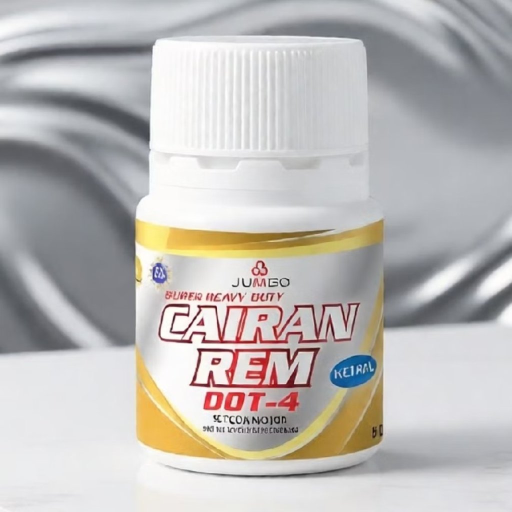 JUMBO MINYAK REM DOT4 CLEAR 50ML/MINYAK REM/OLI REM/BRAKE FLUID DOT4/DOT-4 AMBER/NETRAL 50 ML