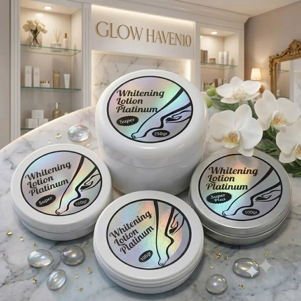 HB PLATINUM SUPER PLUS 100gr / 250gr BODY LOTION PLATINUM SUPER PLUS CEPAT MEEMUTIHKAN KULIT