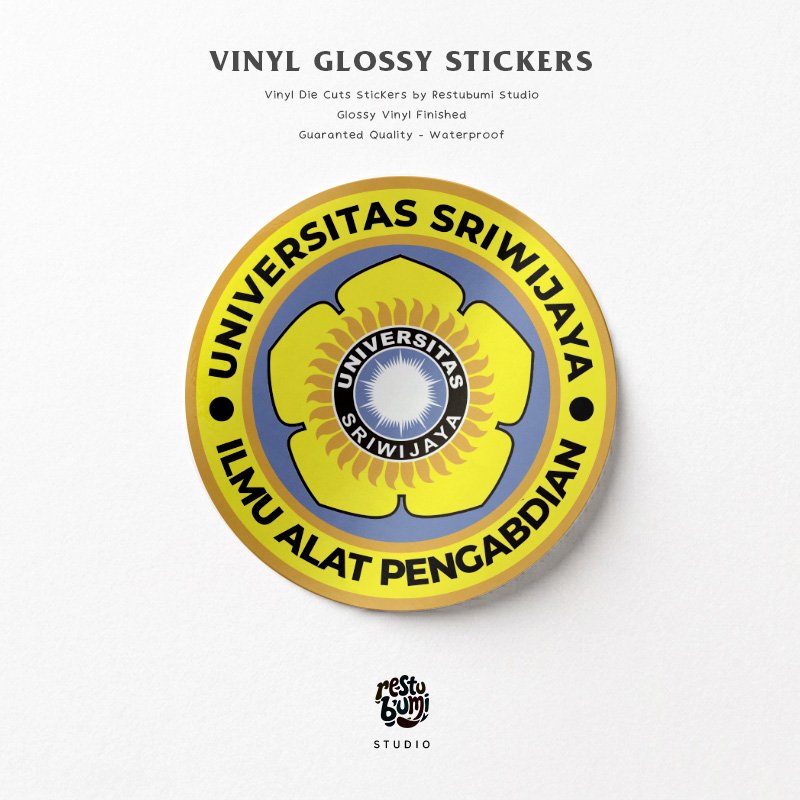 Stiker Premium Vinyl UNSRI Universitas Sriwijaya