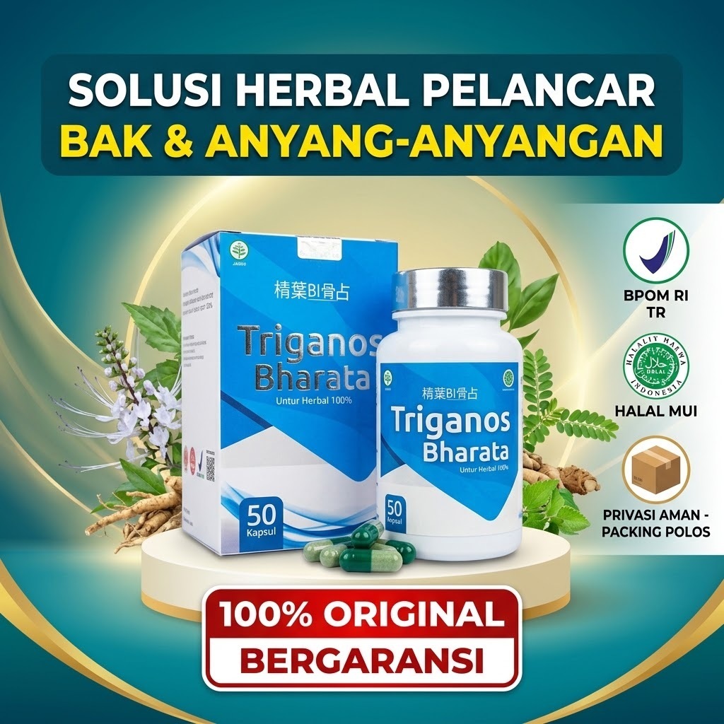Triganos Bharata Obat Herbal Sipilis & Gonore - 50 Kapsul