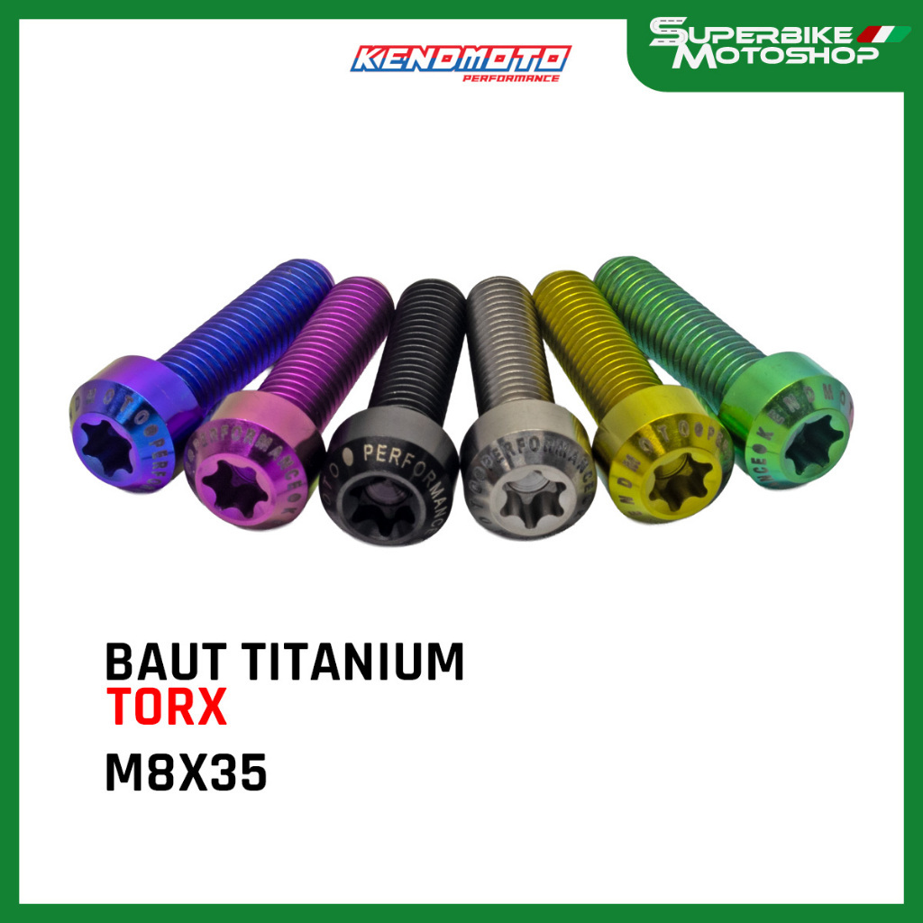 KENDMOTO Titanium Baut TORX M8x35