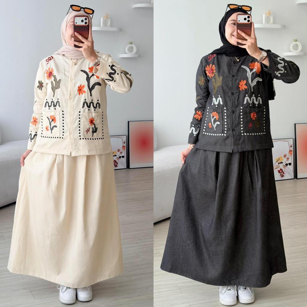 READY GINKA SET ROK PREMIUM BY GAGIL FASHION BEST SELLER