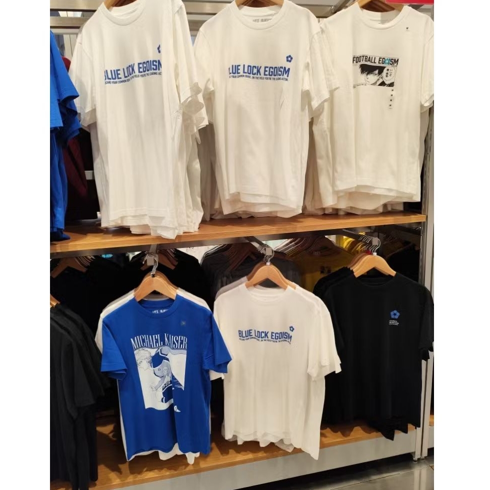 Kaos UT Blue Block Pria Uniqlo (Unisex)