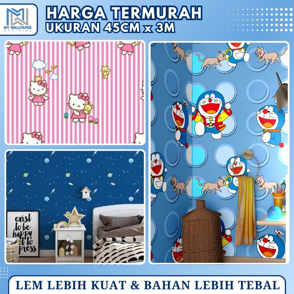 Wallpaper Dinding Doraemon Stiker Dinding Doraemon Walpaper Dinding Doraemon Wallpaper Doraemon
