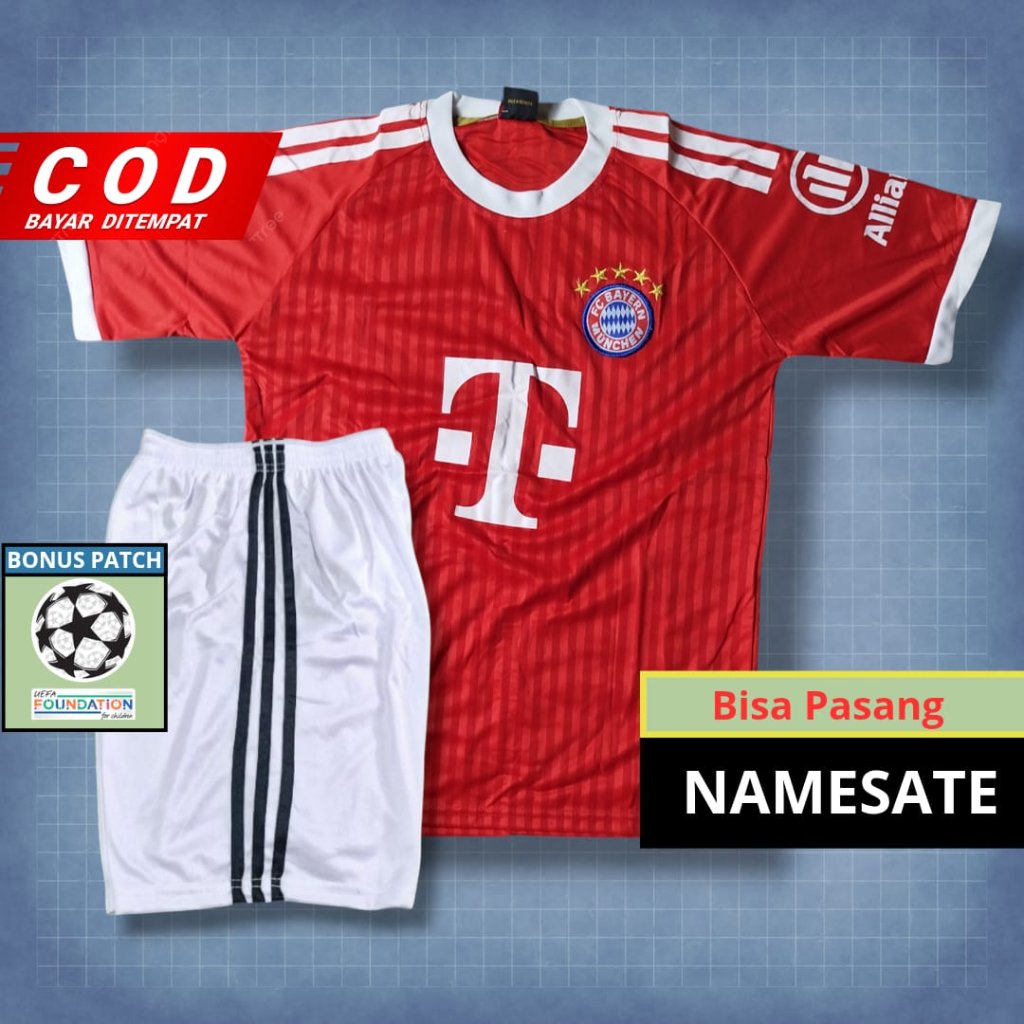 JERSEY B4YERN MUNC3N HOME MUSIM 2026/27 BISA PASANG NAMASATE