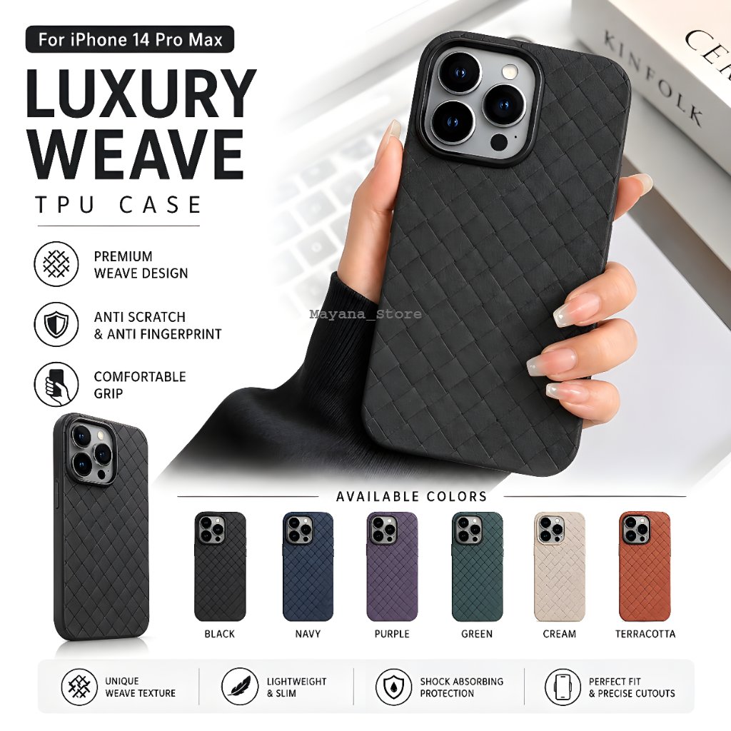 AUL - Case Bottega Venetta iPHONE 14 / 14+ / 14 PRO MAX / 13 13PRO 12 12PRO 11 11PRO  4G 5G - SoftCa