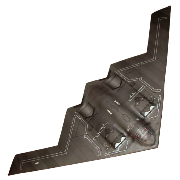 DIY Model Kertas Pesawat bom strategis Amerika - Northrop B-2 Spirit