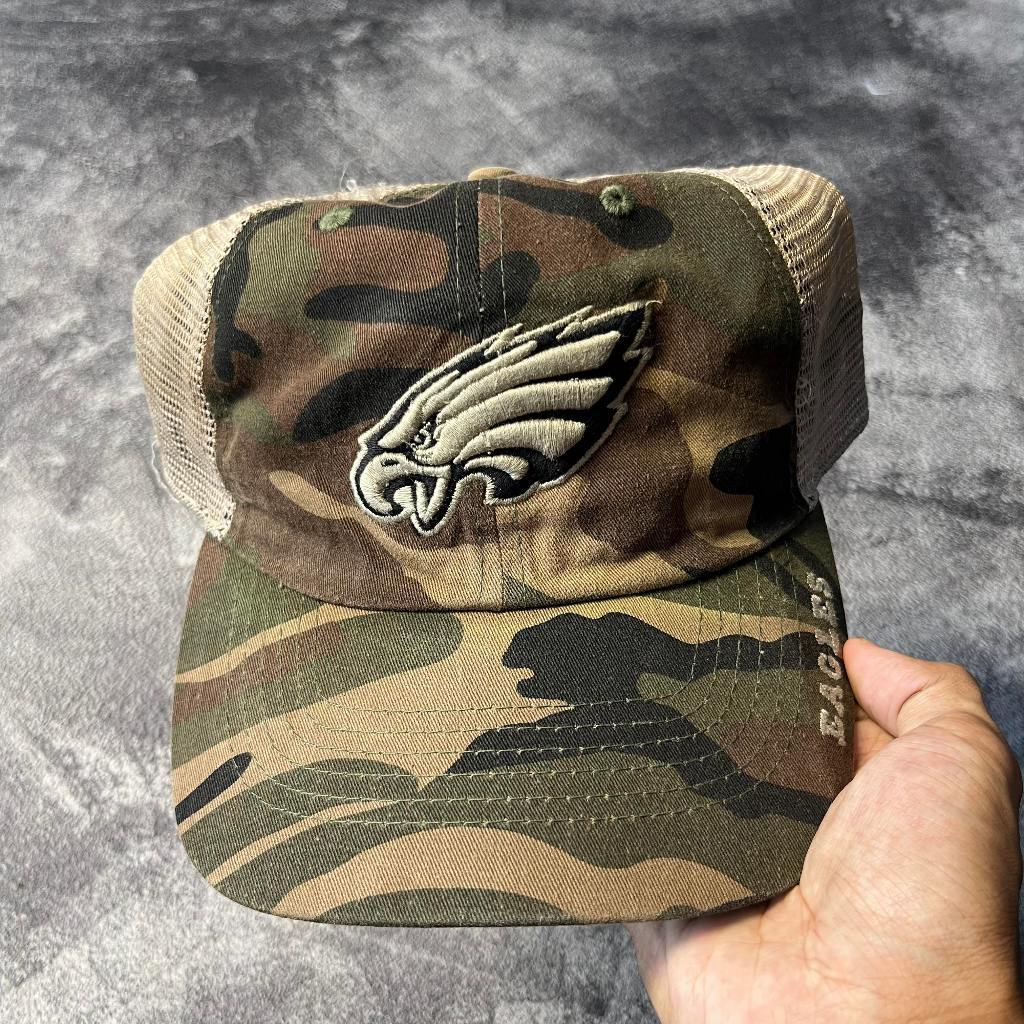 Topi Reebok NFL Philadelphia Eagles Camo Original Baseball Basket Hockey Football Olahraga