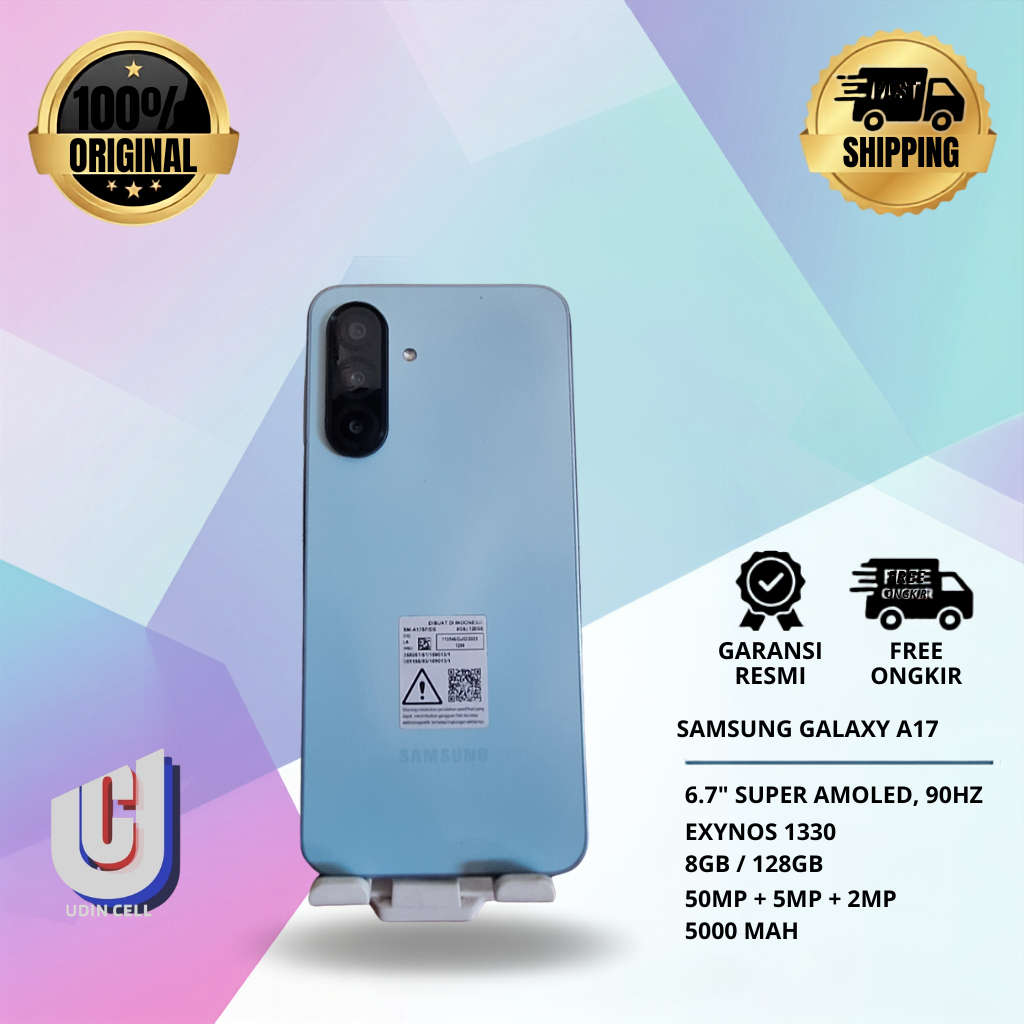 samsung a17 4G 8/128 second fulset