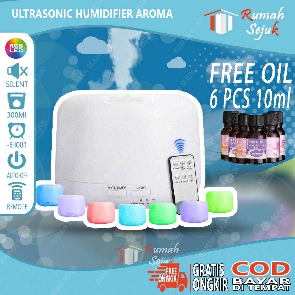 RS - Air Humidifier Diffuser Aromaterapi Alat Pengharum Ruangan Difuser Disfuser Unik Lucu RS-H4 Hum