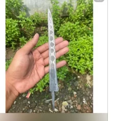 pisau pusaka ageman pamor melati