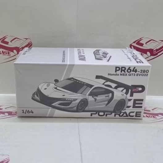 Pop Race Honda NSX GT3 EVO22 White