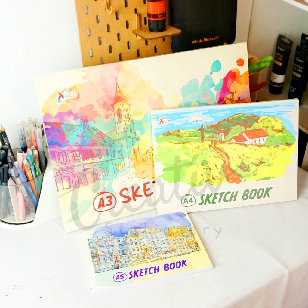 XPULP Drawing Book Sketchbook Buku Gambar 50 Lembar A3 A4 A5