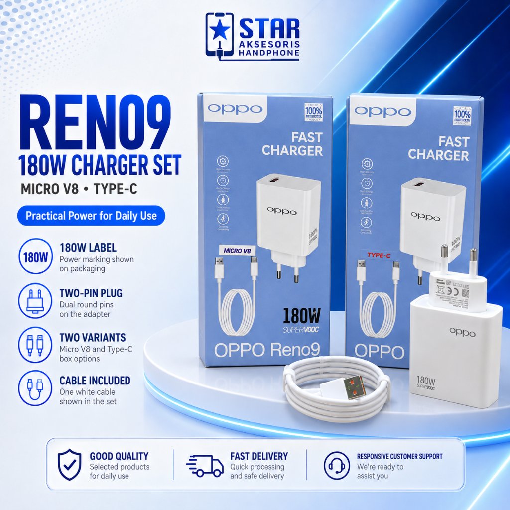 [ Oppo Reno9 ] Travel Charger Casan Oppo Reno 9 120W