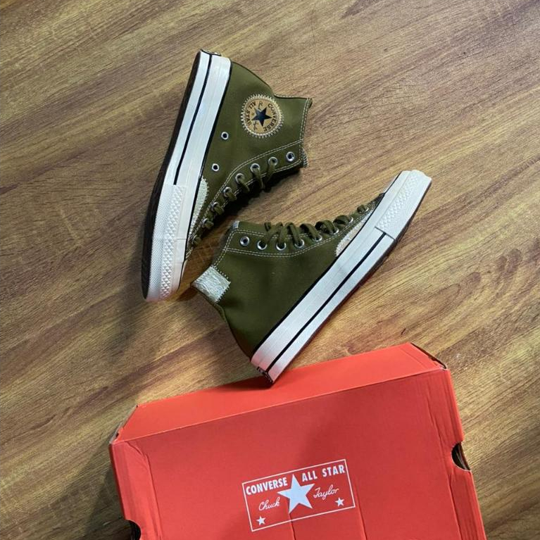 Sepatu Sneakers Converse 70s High - Trolled Vitality Green Original Quality