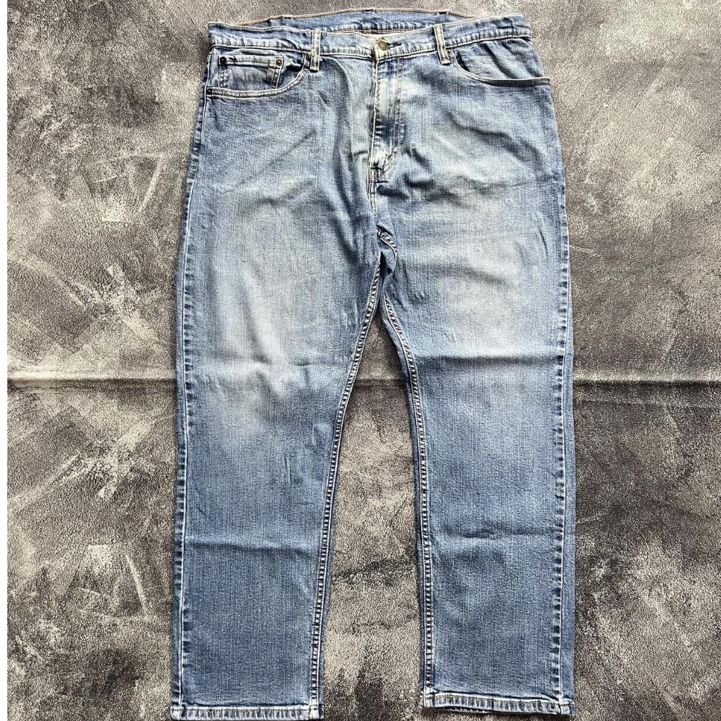 Levis 505 Celana Panjang Jeans Light Blue Size 41 Denim Blue