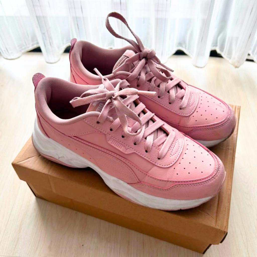 [Preloved] PUMA Cilia Mode Pink Sepatu Casual Sneakers Wanita - Women's Shoes - Pink