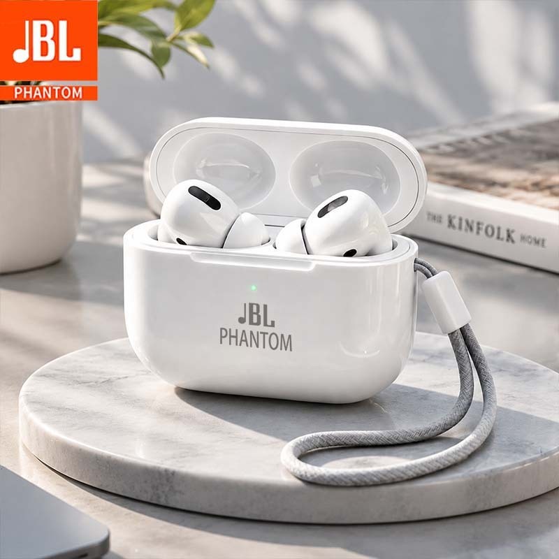 JBL Phantom COD Earphone Bluetooth TWS Headphone Nirkabel Earbud Headset Alat Bantu Dengar Stereo Fo