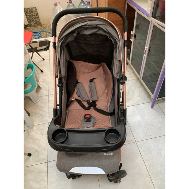Preloved- Stroller Bayi Cocolatte Conic Auto Otomatis Lipat dengan Roda 360°