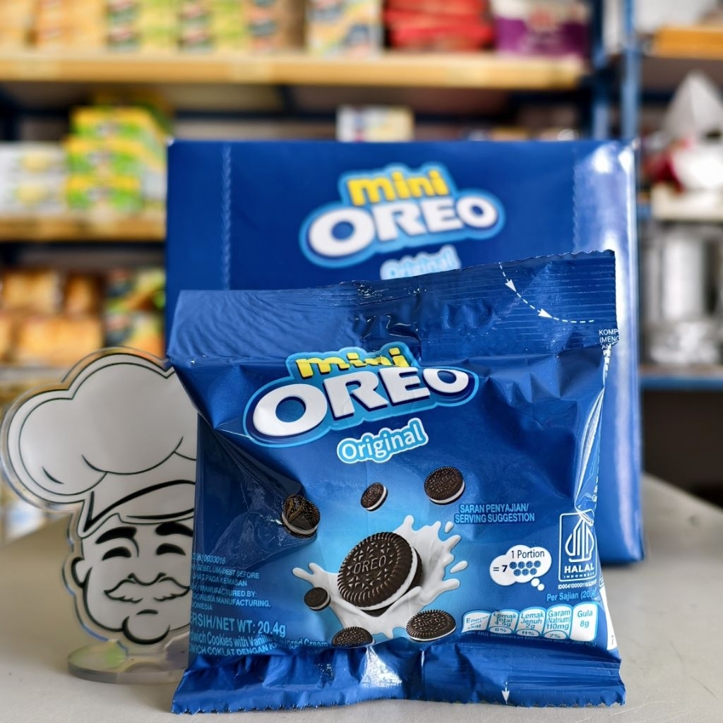 Mini Oreo Biskuit 1 Pack Isi 10Pcs / Mini Oreo Vanilla / Oreo Mini Vanilla