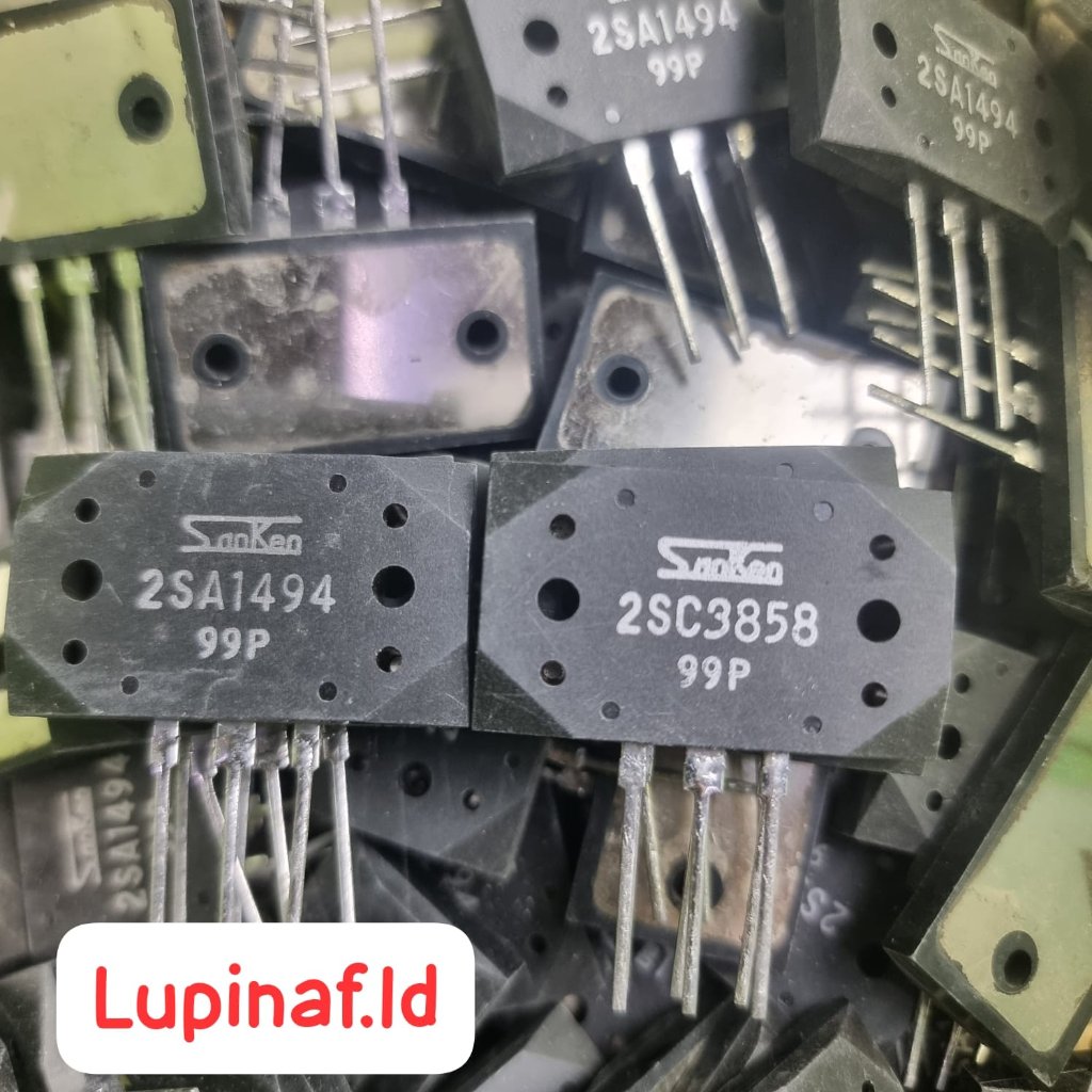 TRANSISTOR SANKEN 1494 3858 2SA1494 2SC3858 SA1494 SC3858 1SET