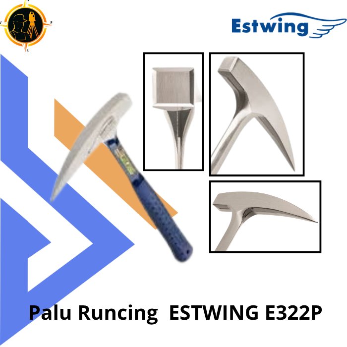 ESTWING E322P Palu Geologi Batuan Sedimen (Runcing) Original Made in USA