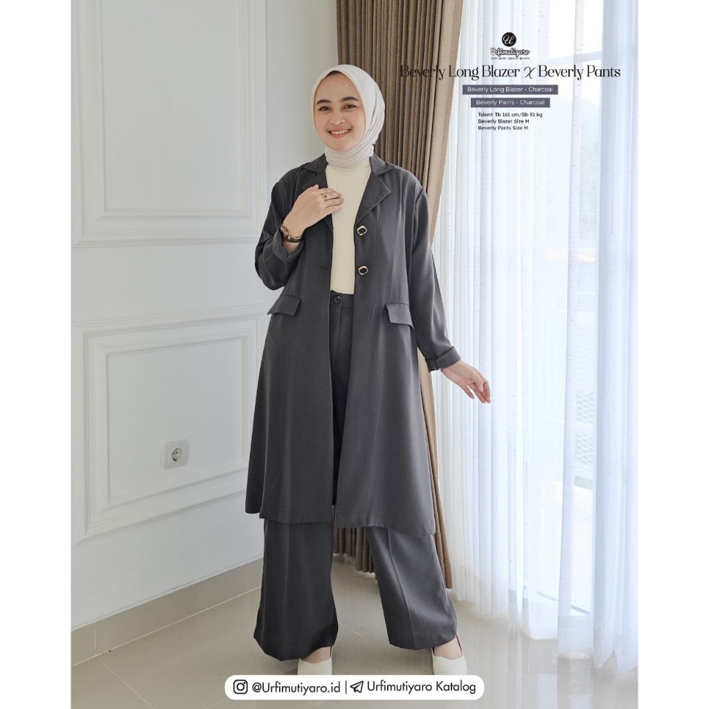 BEVERLY LONG BLAZER x PANTS