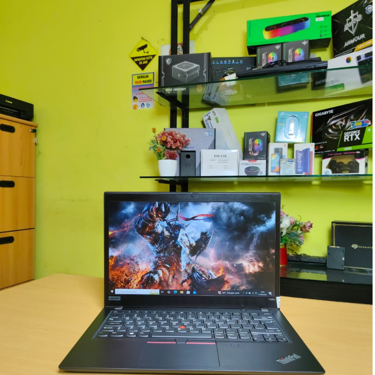 Laptop slim Lenovo Thinkpad T495s ryzen 7 ram 16gb