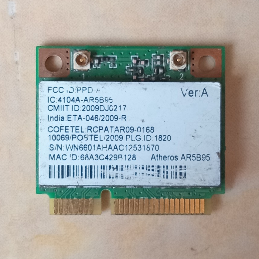 wifi card  AR5B95 ATH-AR5B95