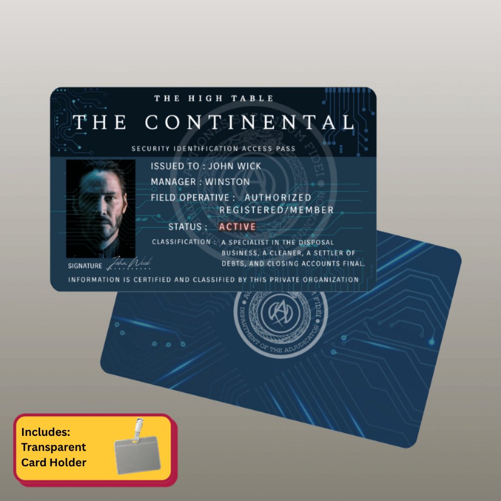 John Wick D Card Constantine The High Table Custom