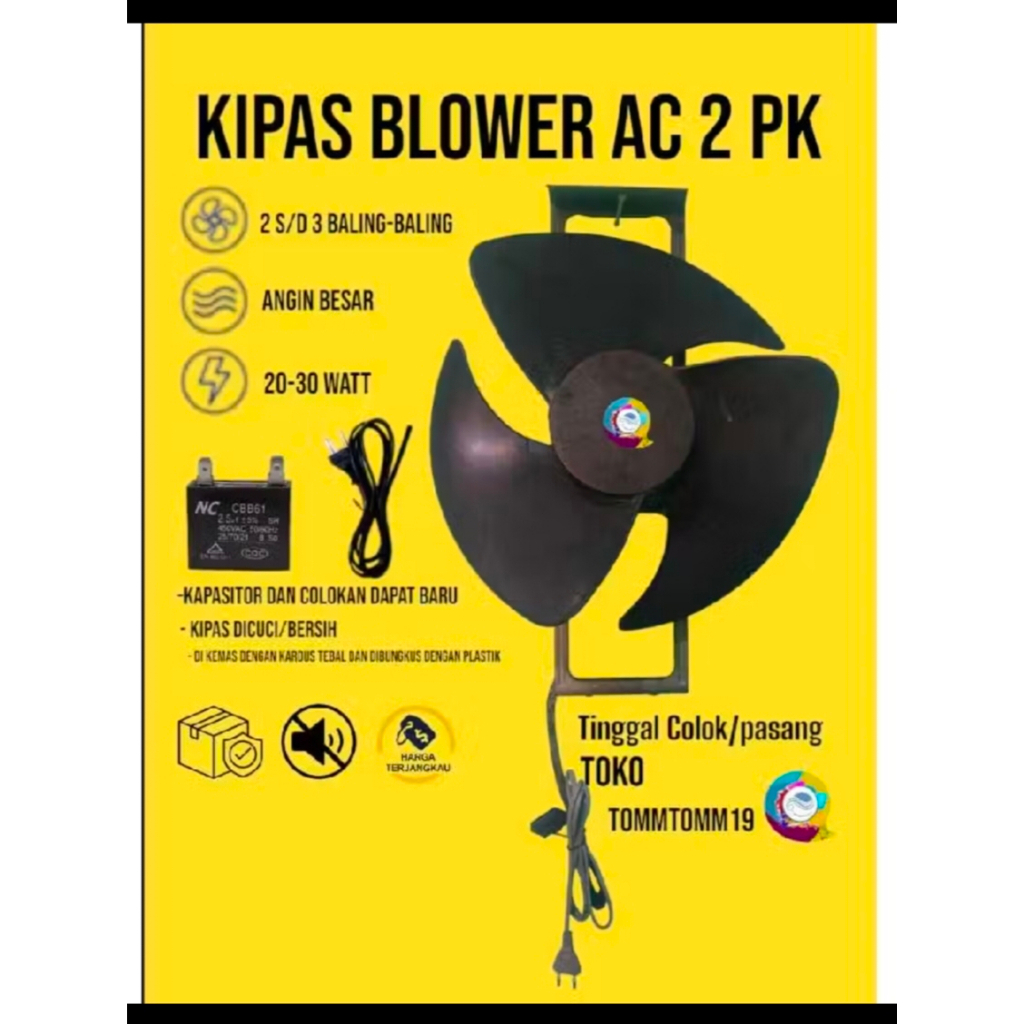 Kipas Angin Blower AC 2 PK Angin Kencang Murah