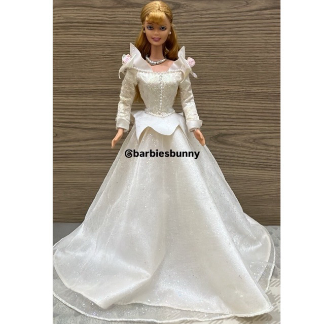 Barbie superstar 1966 with aurora wedding disney dress