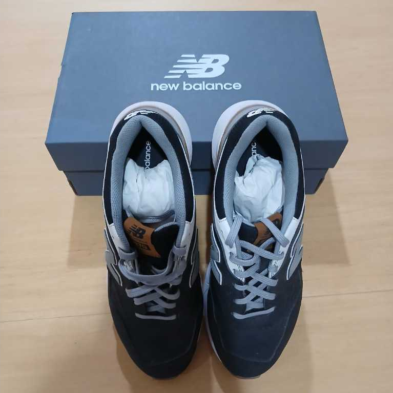 NEW BALANCE NB997 Mens Golf Sz 9 Black Gray GOLF SHOES SEPATU GOLF
