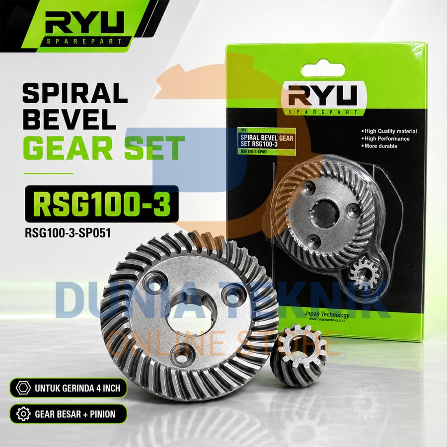 ORIGINAL Set Gear RYU Gear / Gigi Nanas Gerinda RYU RSG 100-3