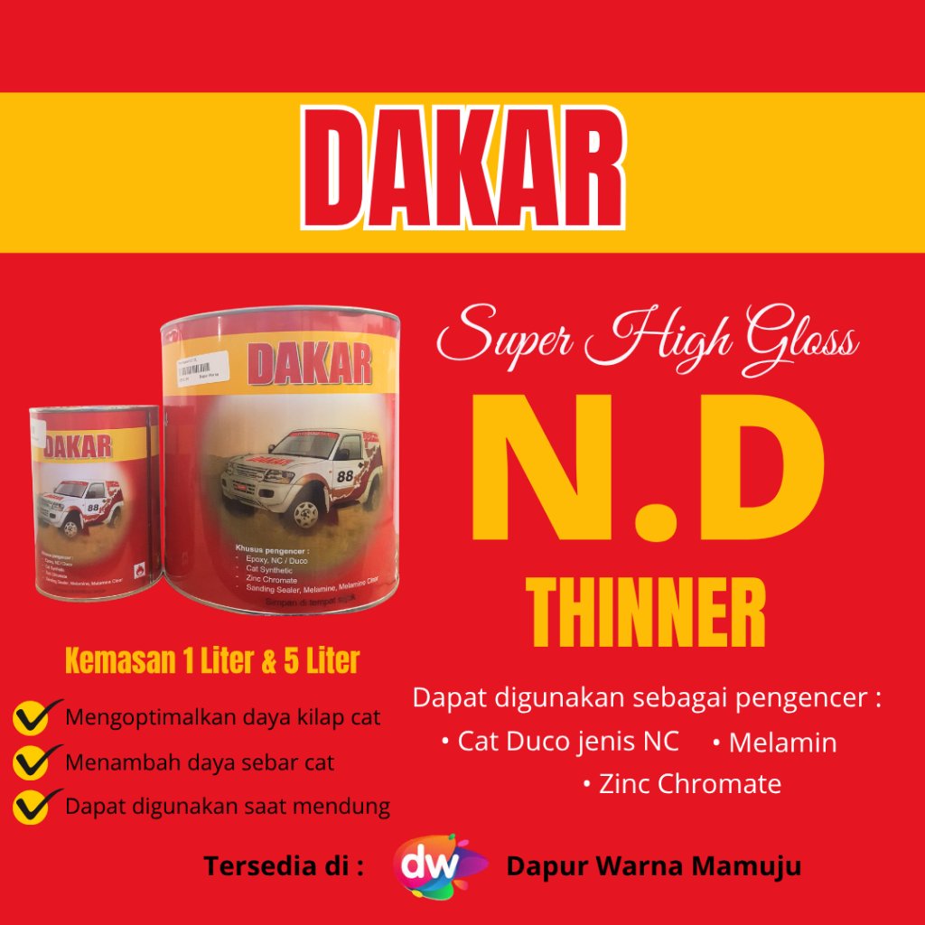 [Sulsel-Sulbar] Dakar N.D. Thinner (Thinner Dakar Merah)