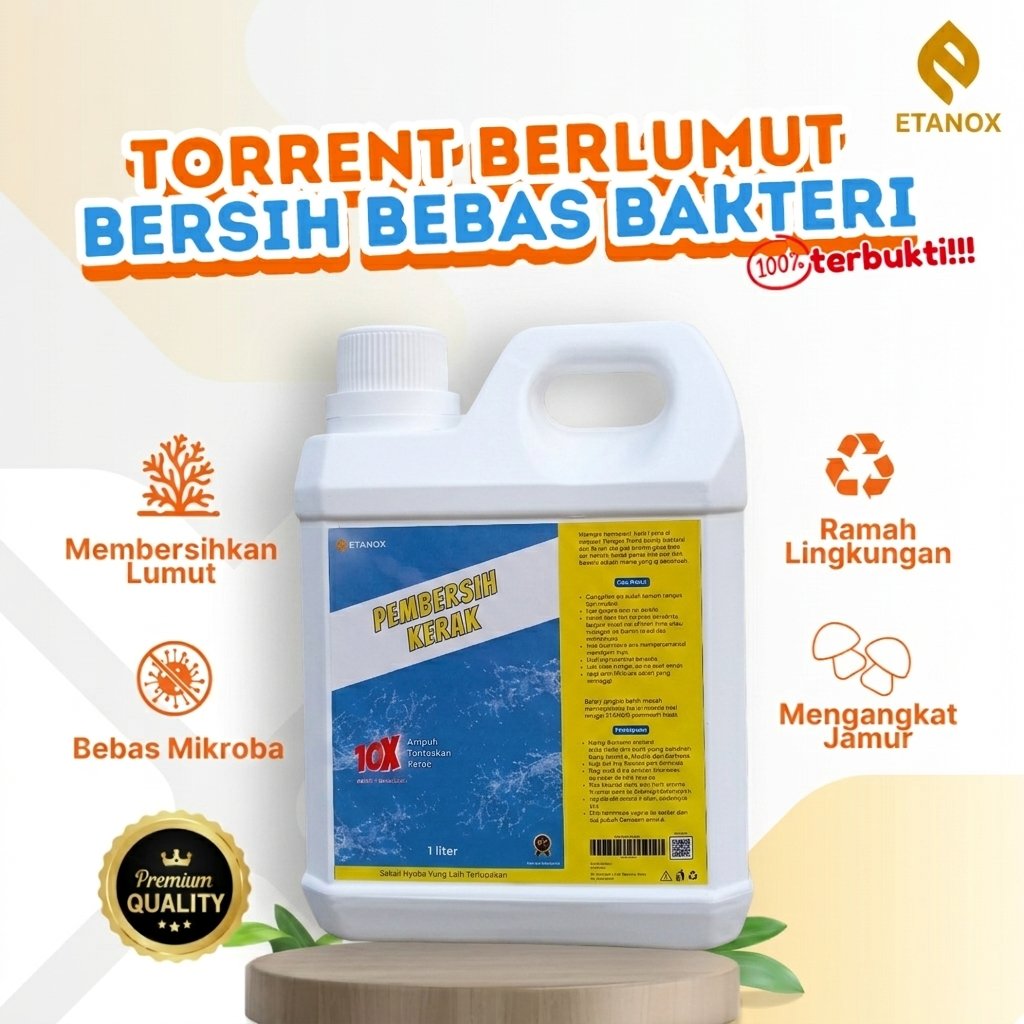 Pembersih Toren Anti Lumut Ampuh Tanpa Disikat 1 Liter Toren Cleaner ETANOX