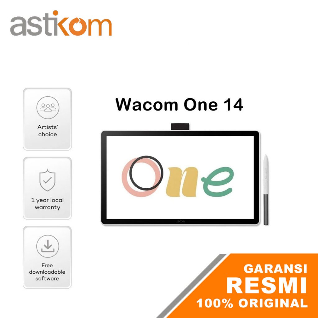 Pen Tablet Wacom One Display DTC141W0 DTC141