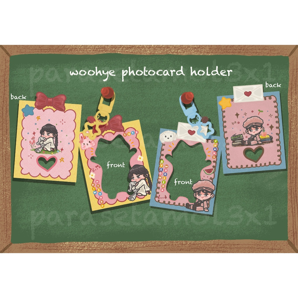 Merch by Ara Photocard Holder Byeon Wooseok Kim Hyeyoon