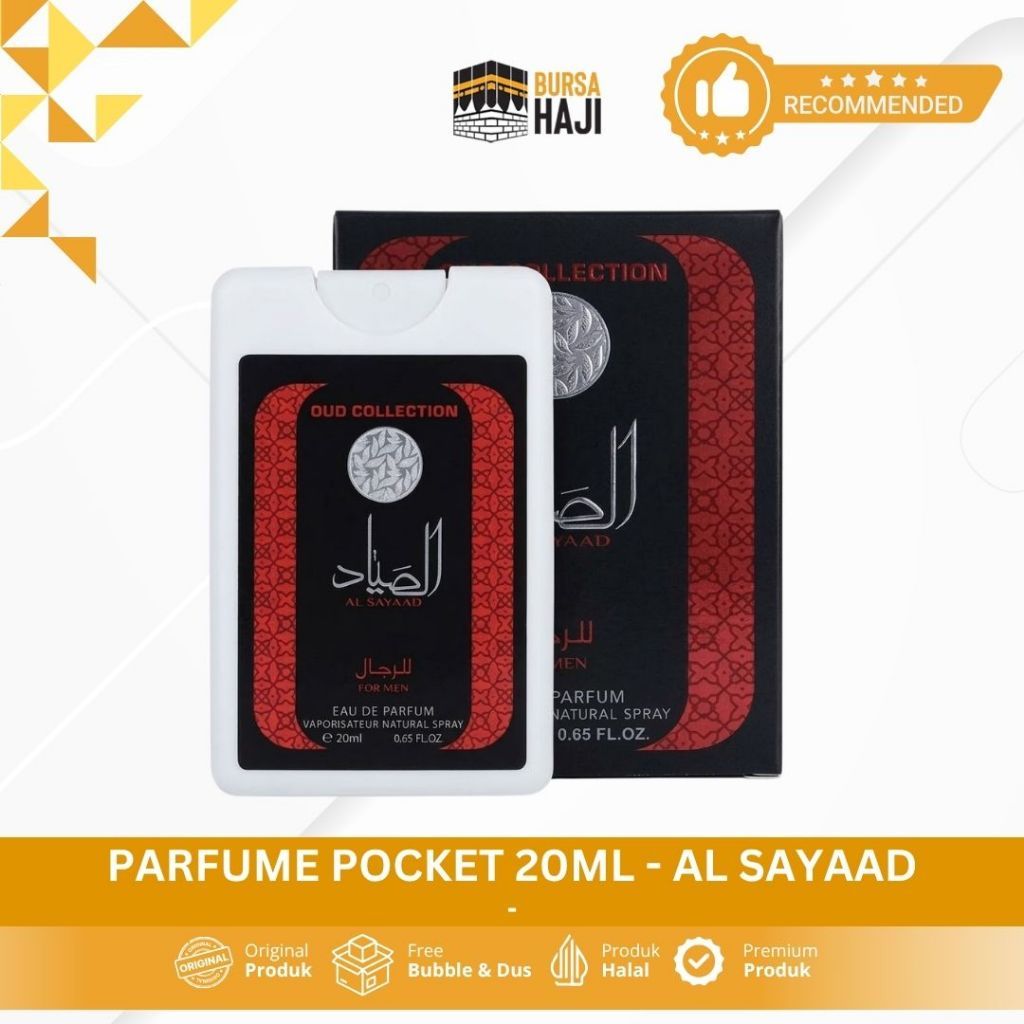 Parfum Dubai AL SAYAAD Ard Al Zaafaran Pocket 20ml Aroma Oud Lengkap Khas Saudi Timur Tengah Origina