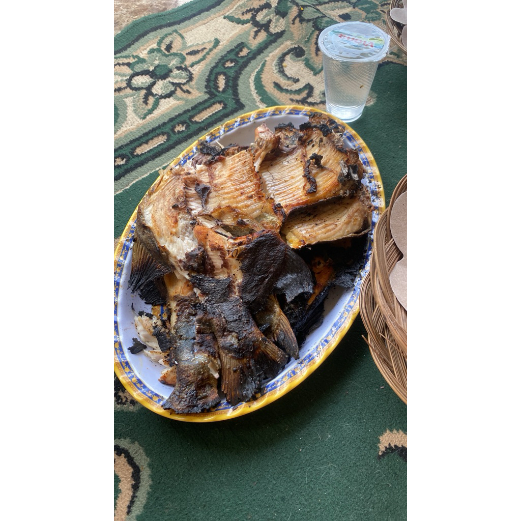 Ikan bawal bakar