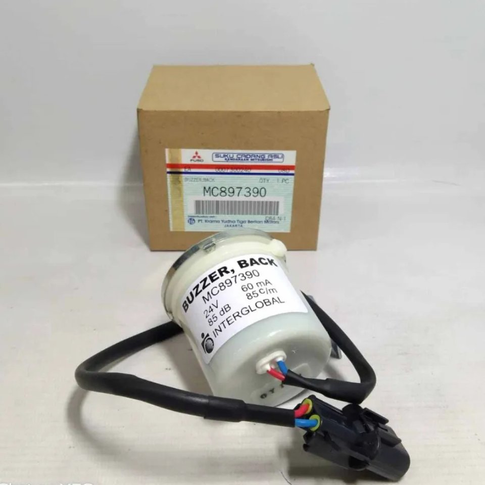 Buzzer Back / Alarm Klakson Mundur Colt Diesel omplong / Ragasa / Canter / Universal 24V Merk Mitsub