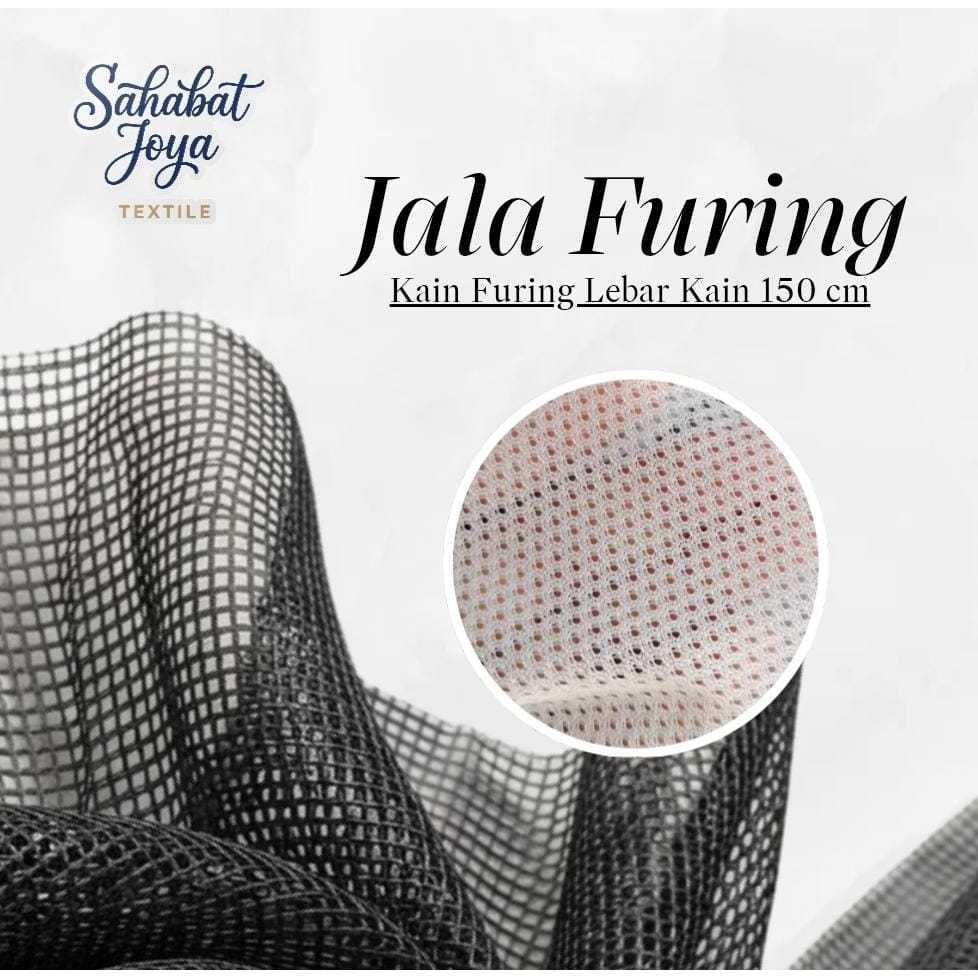 Kain Jala Furing Kain Jaring Furing Jaket Kain Furing Vest Aksesoris Tas Lapisan Topi