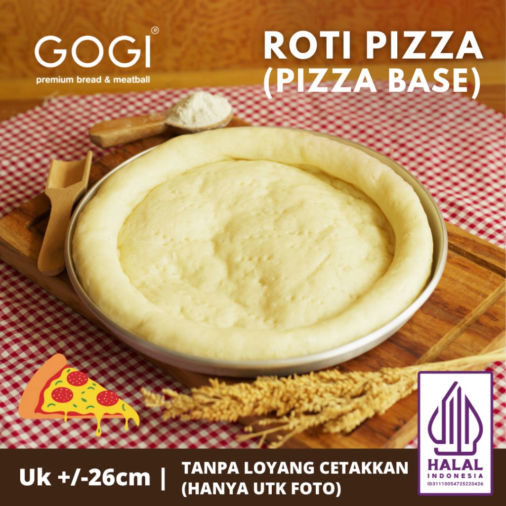1 Pcs Frozen Roti Large Pizza Base 26cm (Tanpa Loyang Cetakkan) Roti Pizza Bread Roti Pizza Dough Br