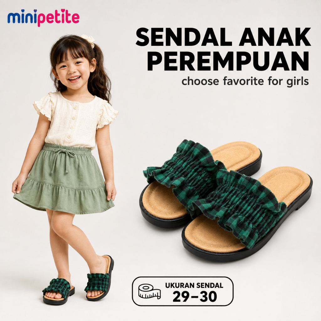 Diskon - SH2233 Sendal Anak Perempuan Sandal Anak Cewek Ukuran 29-30