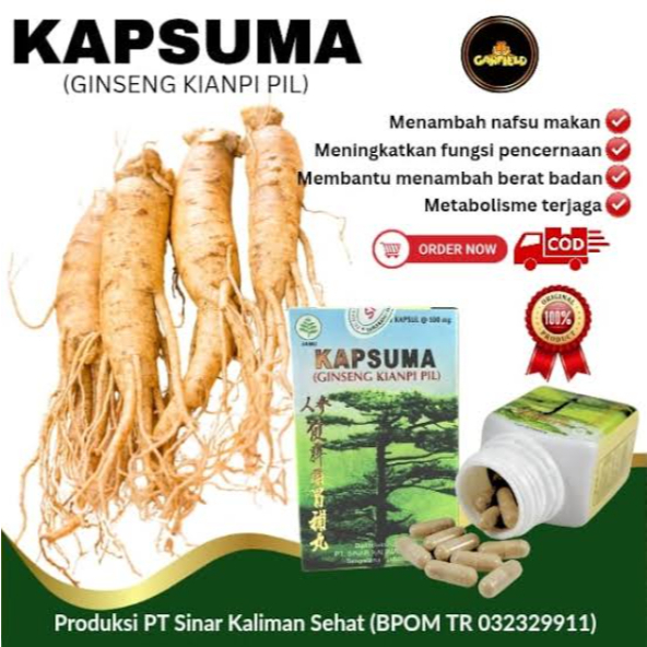 KIANPI PIL ASLI 100% ORIGINAL  Kianpi Pil Original Herbal Penambah Berat Badan & Nafsu Makan [100% O