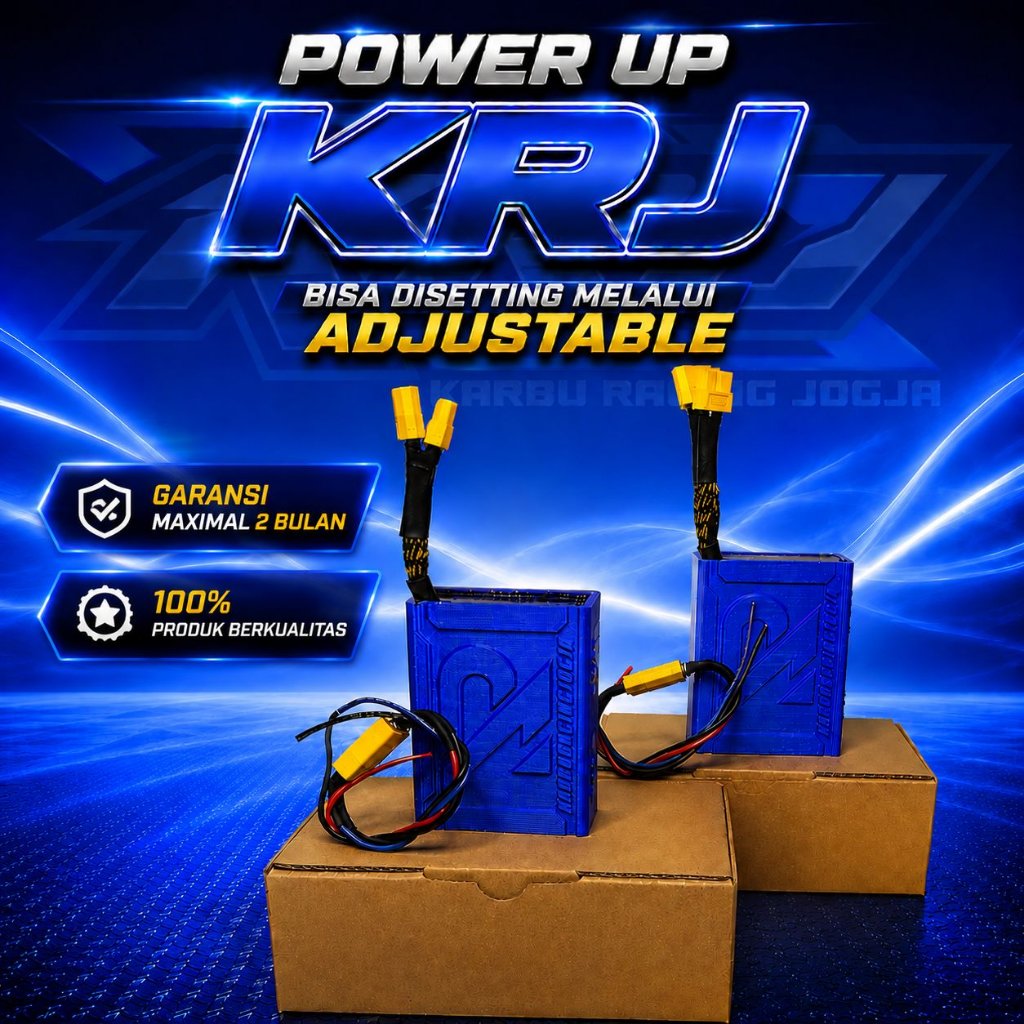 POWERUP KRJ BISA DI SETTING GARANSI POWER UP UNIVERSAL untuk karbu dan Injeksi  - PENGAPIAN DC
