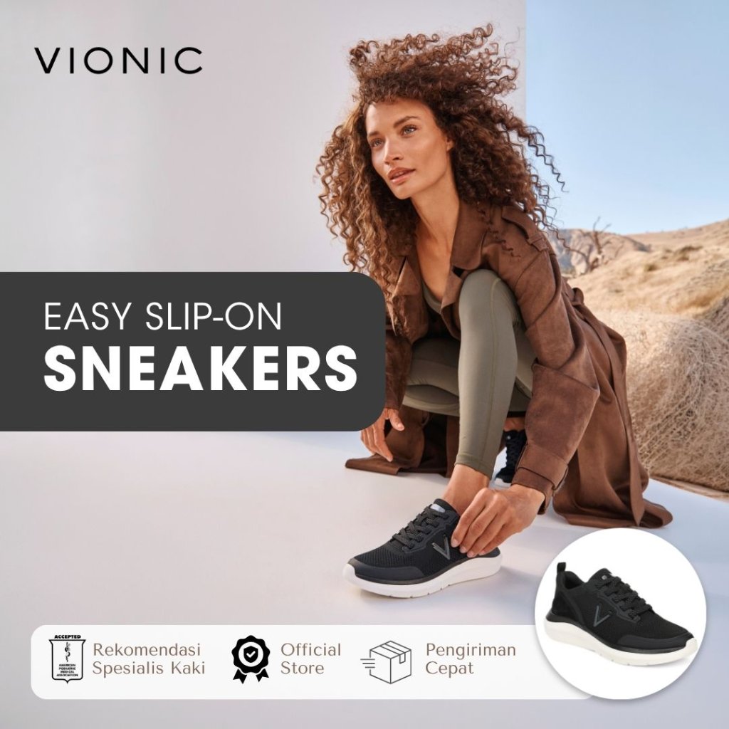 Vionic Hayward Black Sepatu Wanita