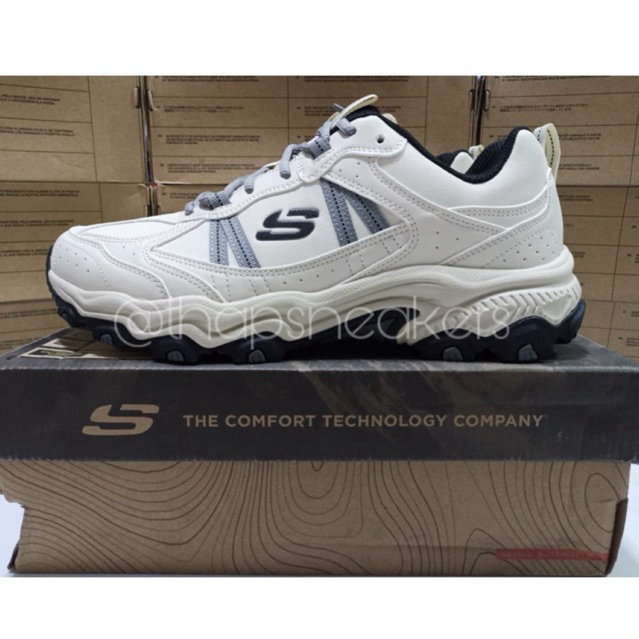 Sepatu Pria Skechers Stamina AT - Stitch Natural Original PT MAP Resmi